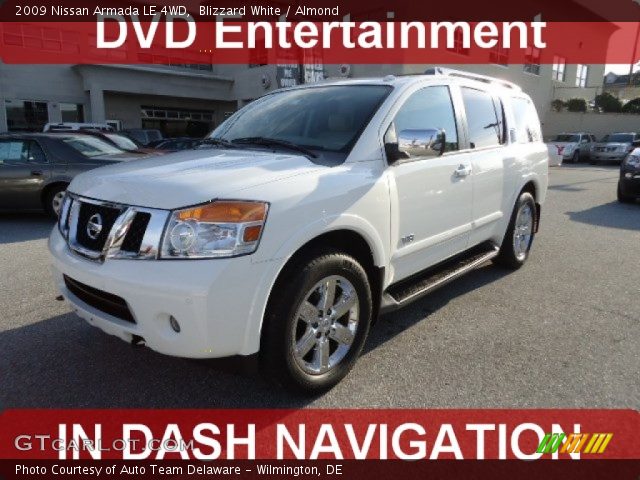 2009 Nissan Armada LE 4WD in Blizzard White