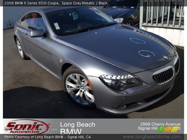 2008 BMW 6 Series 650i Coupe in Space Grey Metallic