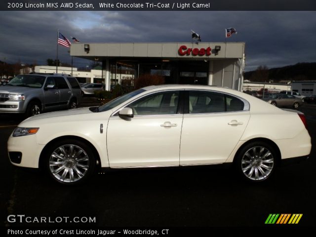 2009 Lincoln MKS AWD Sedan in White Chocolate Tri-Coat