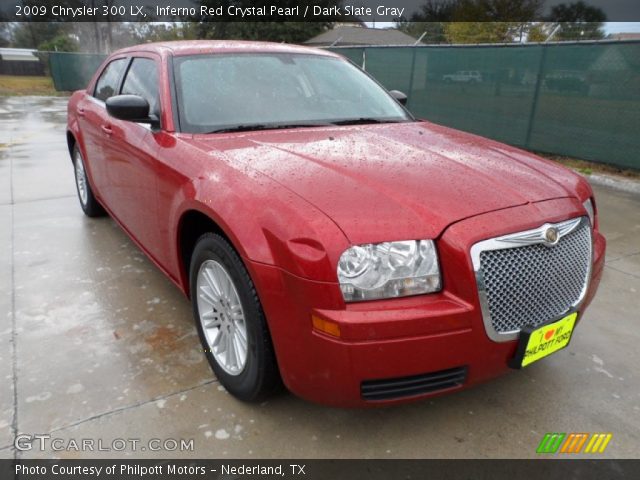 2009 Chrysler 300 LX in Inferno Red Crystal Pearl