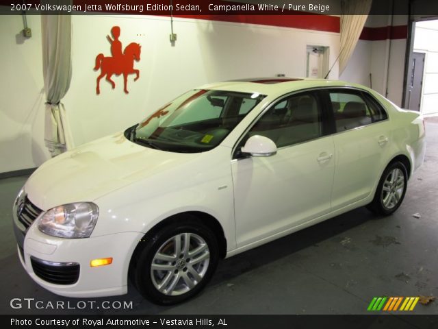 2007 Volkswagen Jetta Wolfsburg Edition Sedan in Campanella White