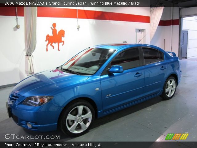 2006 Mazda MAZDA3 s Grand Touring Sedan in Winning Blue Metallic