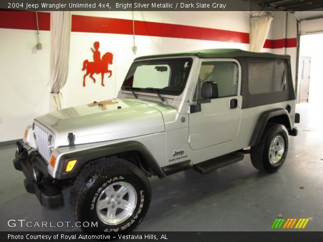 2004 Jeep Wrangler Unlimited 4x4 in Bright Silver Metallic