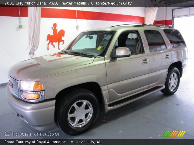 2001 GMC Yukon Denali AWD in Pewter Metallic
