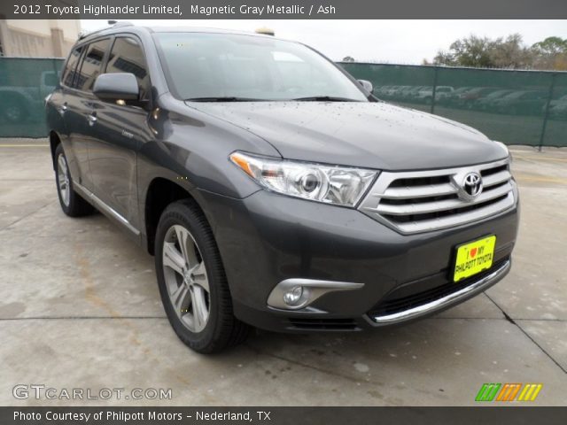 2012 Toyota Highlander Limited in Magnetic Gray Metallic