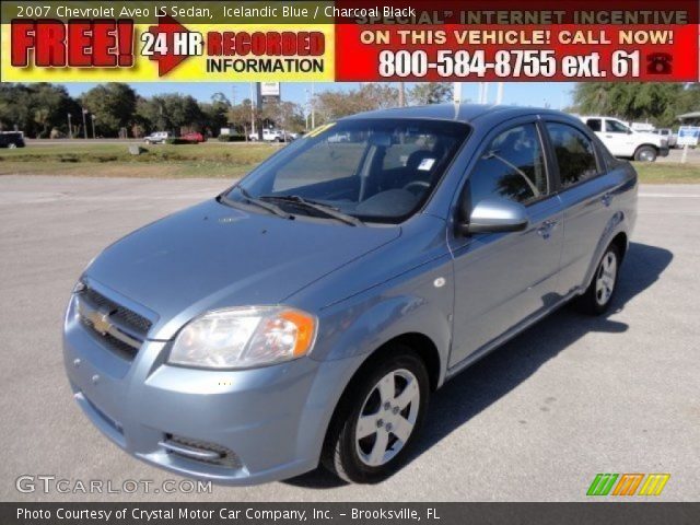 2007 Chevrolet Aveo LS Sedan in Icelandic Blue