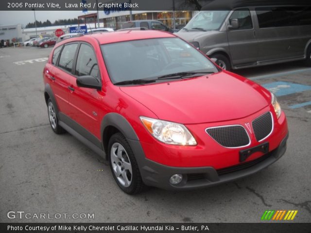 2006 Pontiac Vibe  in Lava Red