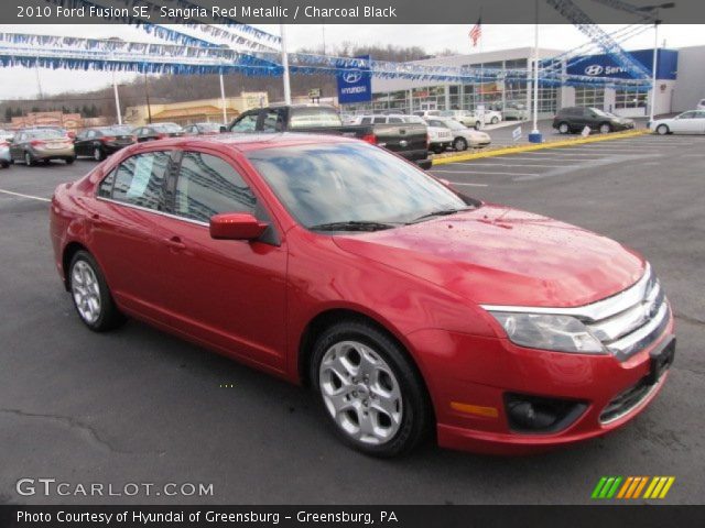 2010 Ford Fusion SE in Sangria Red Metallic