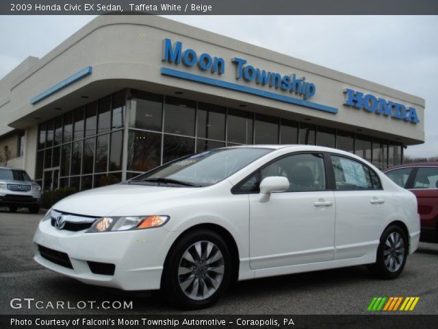 2009 Honda Civic EX Sedan in Taffeta White