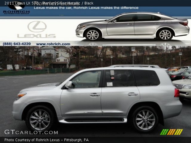 2011 Lexus LX 570 in Mercury Silver Metallic