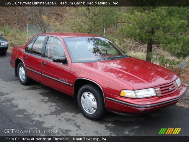 1991 Chevrolet Lumina Sedan in Medium Garnet Red Metallic