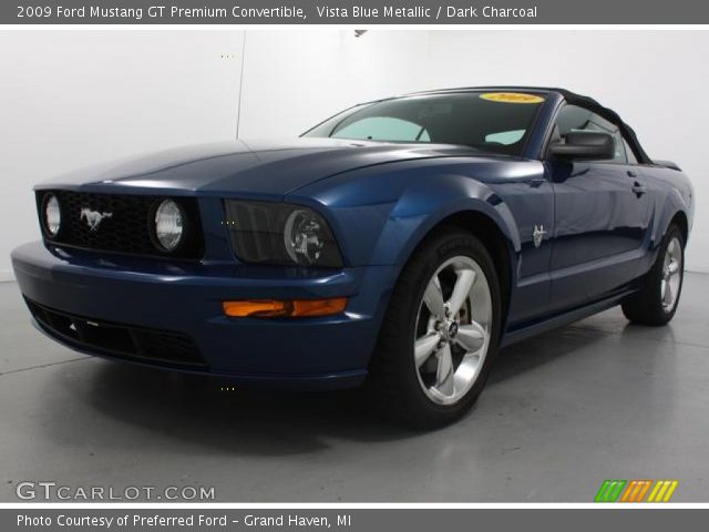 2009 Ford Mustang GT Premium Convertible in Vista Blue Metallic