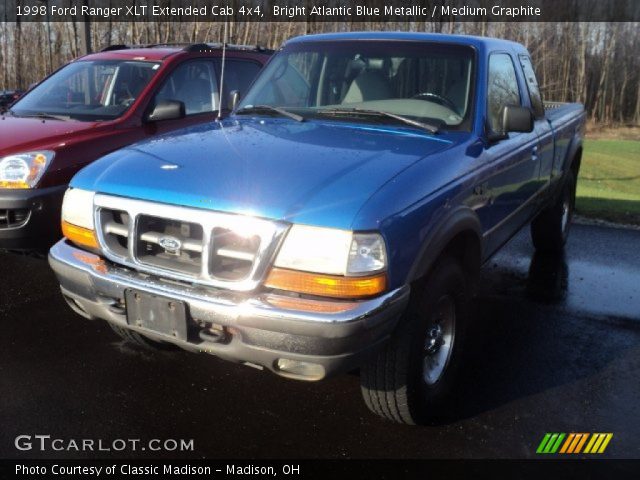 1998 Ford Ranger XLT Extended Cab 4x4 in Bright Atlantic Blue Metallic
