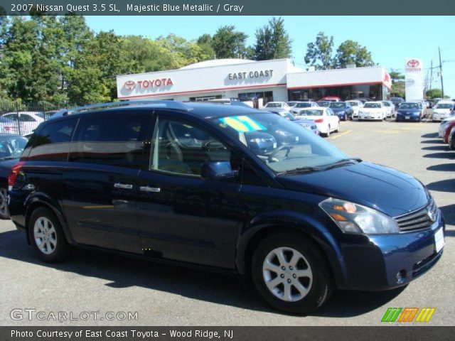 2007 Nissan Quest 3.5 SL in Majestic Blue Metallic