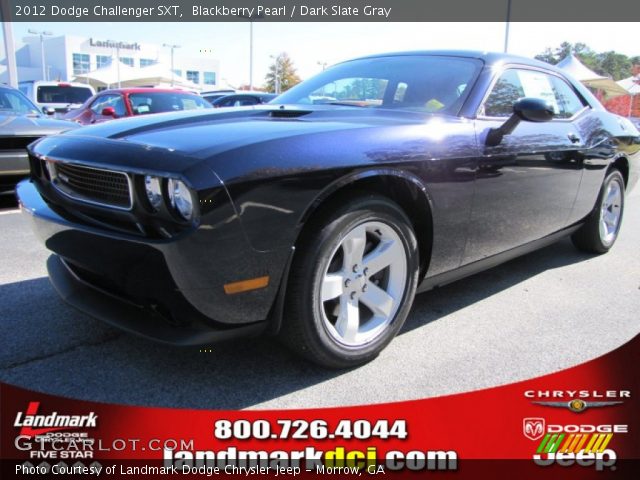 2012 Dodge Challenger SXT in Blackberry Pearl