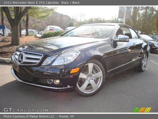 2011 Mercedes-Benz E 350 Cabriolet in Black