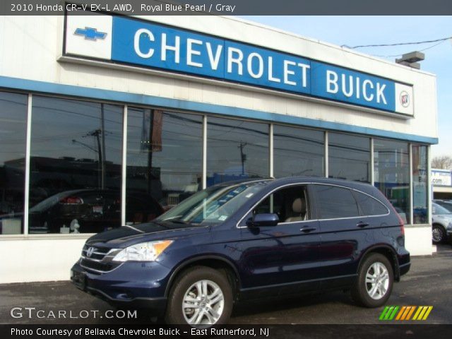 2010 Honda CR-V EX-L AWD in Royal Blue Pearl