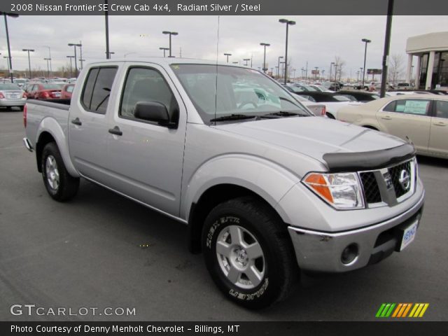 2008 Nissan Frontier SE Crew Cab 4x4 in Radiant Silver