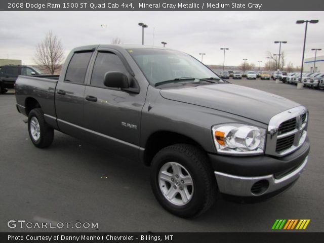 2008 Dodge Ram 1500 ST Quad Cab 4x4 in Mineral Gray Metallic