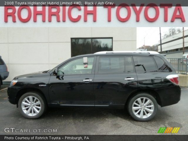 2008 Toyota Highlander Hybrid Limited 4WD in Black