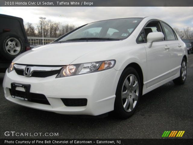 2010 Honda Civic LX Sedan in Taffeta White