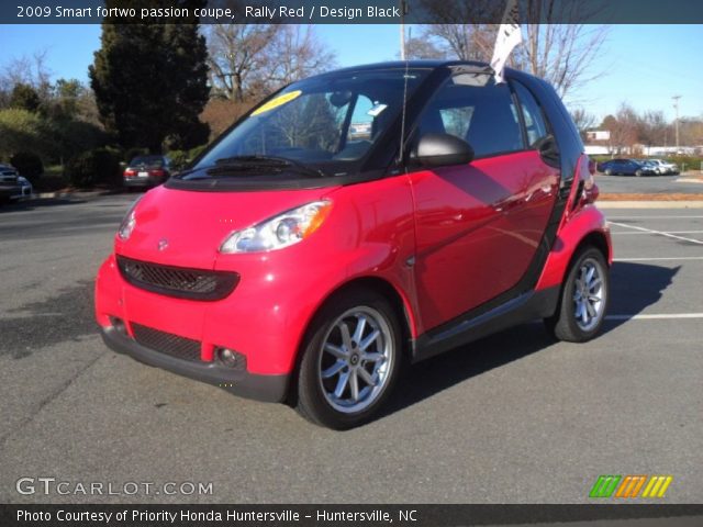 2009 Smart fortwo passion coupe in Rally Red
