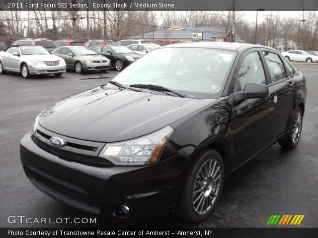 2011 Ford Focus SES Sedan in Ebony Black