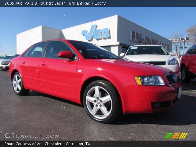 2005 Audi A4 1.8T quattro Sedan in Brilliant Red