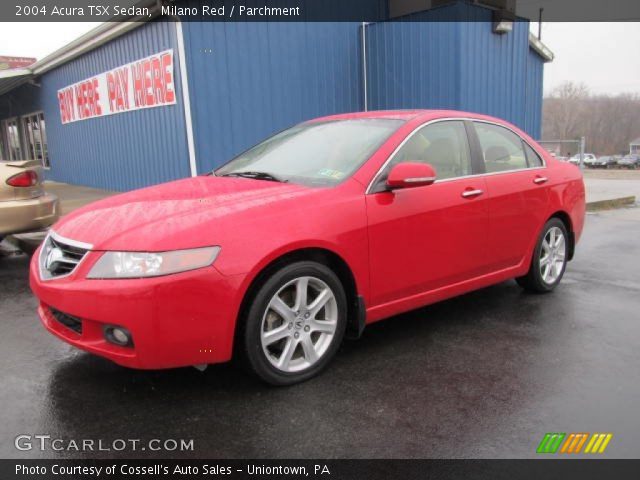 2004 Acura TSX Sedan in Milano Red