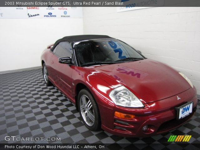 2003 Mitsubishi Eclipse Spyder GTS in Ultra Red Pearl