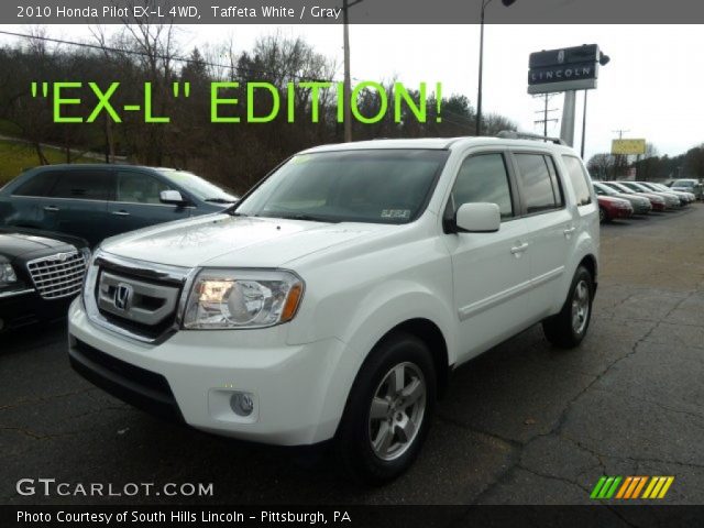 2010 Honda Pilot EX-L 4WD in Taffeta White
