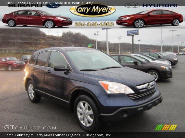 2009 Honda CR-V EX 4WD in Royal Blue Pearl
