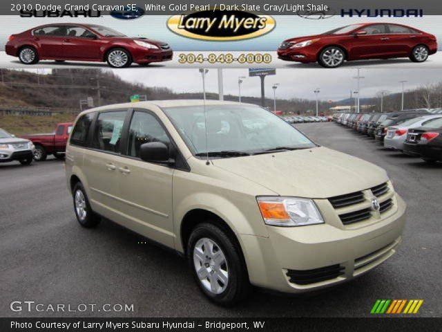 2010 Dodge Grand Caravan SE in White Gold Pearl