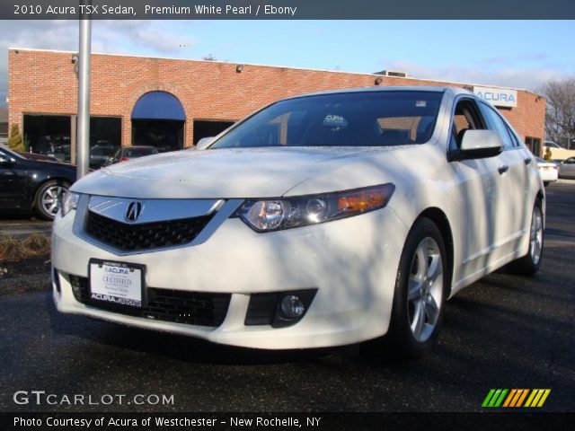 2010 Acura TSX Sedan in Premium White Pearl