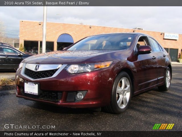 2010 Acura TSX Sedan in Basque Red Pearl