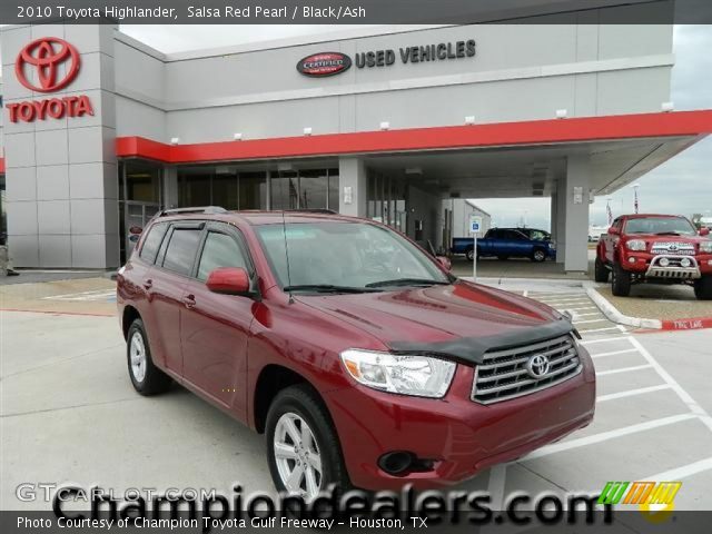 2010 Toyota Highlander  in Salsa Red Pearl