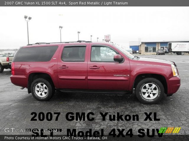 2007 GMC Yukon XL 1500 SLT 4x4 in Sport Red Metallic