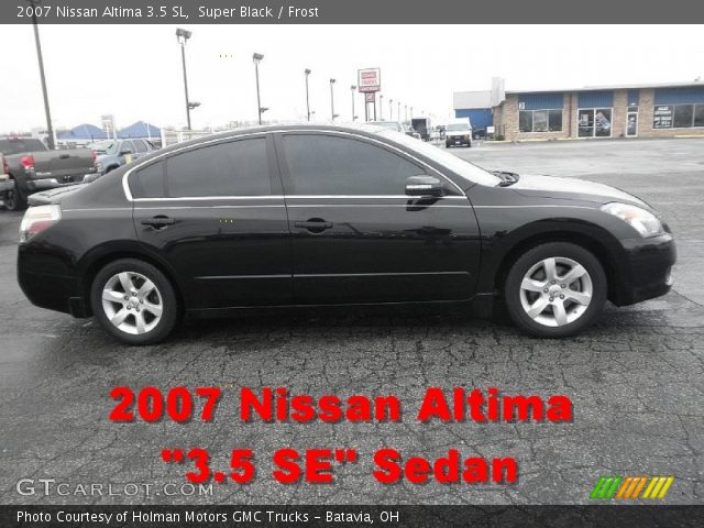 2007 Nissan Altima 3.5 SL in Super Black