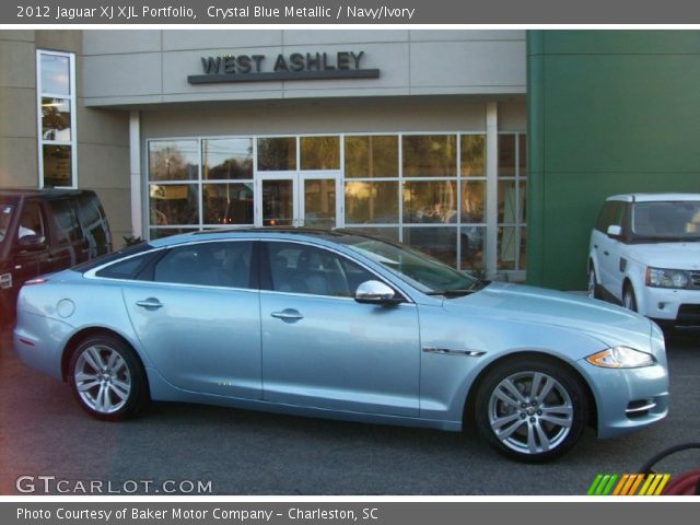 2012 Jaguar XJ XJL Portfolio in Crystal Blue Metallic