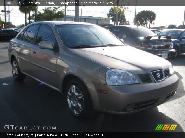 2005 Suzuki Forenza S Sedan in Champagne Beige Metallic