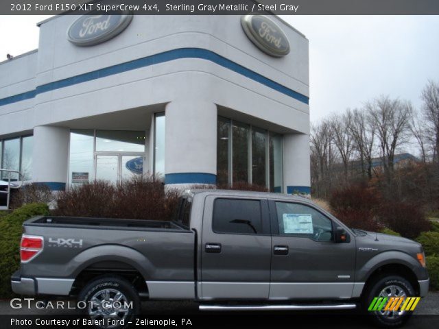 2012 Ford F150 XLT SuperCrew 4x4 in Sterling Gray Metallic