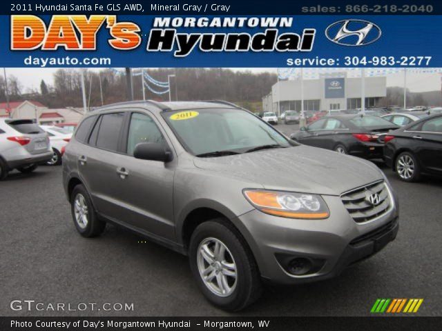 2011 Hyundai Santa Fe GLS AWD in Mineral Gray