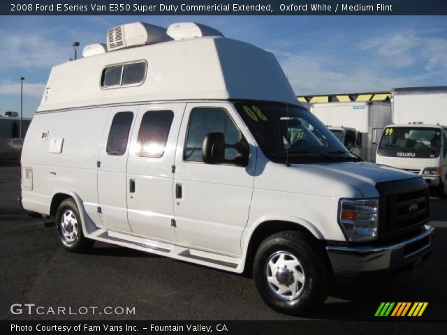 2008 Ford E Series Van E350 Super Duty Commericial Extended in Oxford White