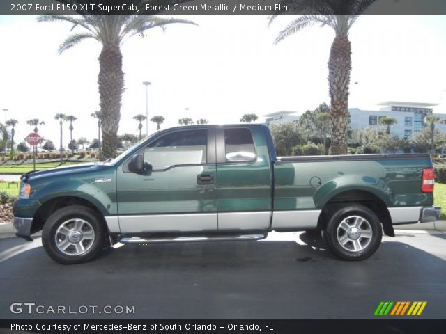 2007 Ford F150 XLT SuperCab in Forest Green Metallic