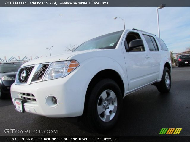 2010 Nissan Pathfinder S 4x4 in Avalanche White