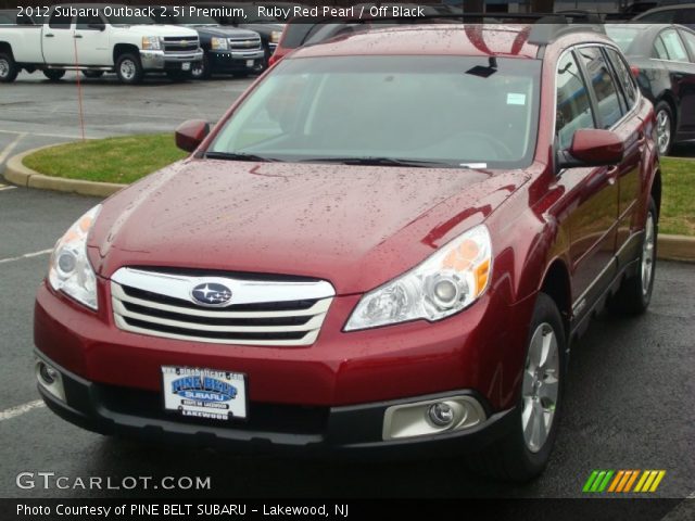 2012 Subaru Outback 2.5i Premium in Ruby Red Pearl