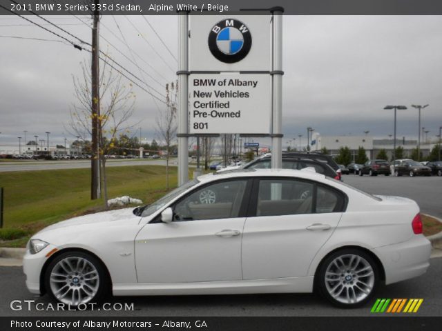 2011 BMW 3 Series 335d Sedan in Alpine White