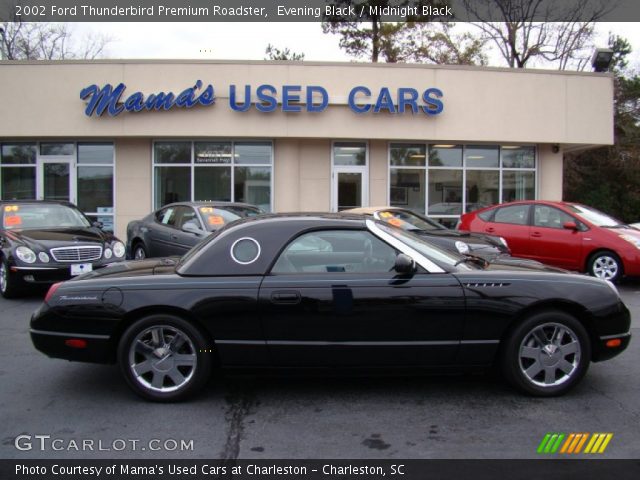 2002 Ford Thunderbird Premium Roadster in Evening Black