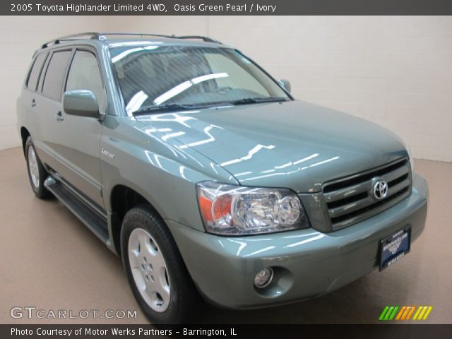 2005 Toyota Highlander Limited 4WD in Oasis Green Pearl