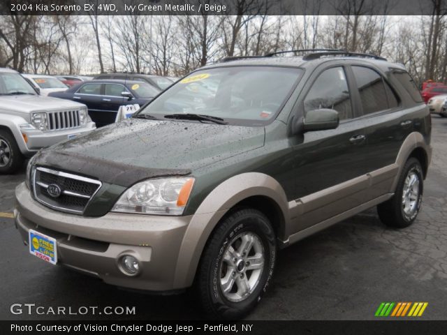 2004 Kia Sorento EX 4WD in Ivy Green Metallic